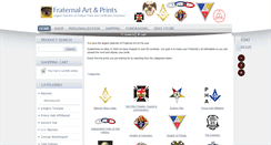 Desktop Screenshot of fraternalart.com